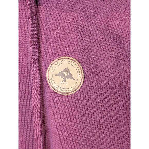 Lifted Research Group LRG Mens Thermal Pullover Red Hoodie Sweatshirt Size XL - Picture 3 of 7